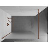 Mexen Kioto sprchová stěna Walk-in 70 x 200 cm, matné 8 mm, růžové zlato - 800-070-101-60-30