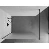 Mexen Kioto sprchová stěna Walk-in 110 x 200 cm, matné 8 mm, černá - 800-110-101-70-30