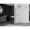 Mexen Kioto sprchová stěna Walk-in 110 x 200 cm, matné 8 mm, černá - 800-110-101-70-30