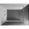 Mexen Kioto sprchová stěna Walk-in 80 x 200 cm, transparentní/mléčná 8 mm, chrom - 800-080-101-01-35