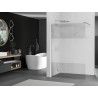Mexen Kioto sprchová stěna Walk-in 110 x 200 cm, transparentní/matná 8 mm, chrom - 800-110-101-01-35