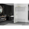 Mexen Kioto sprchová stěna Walk-in 110 x 200 cm, transparentní/mat 8 mm, zlatá - 800-110-101-50-35