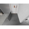 Mexen Kioto sprchová stěna Walk-in 110 x 200 cm, transparentní/matná 8 mm, růžové zlato - 800-110-101-60-35