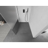 Mexen Kioto sprchová stěna Walk-in 70 x 200 cm, transparentní/mražená 8 mm, černá - 800-070-101-70-35