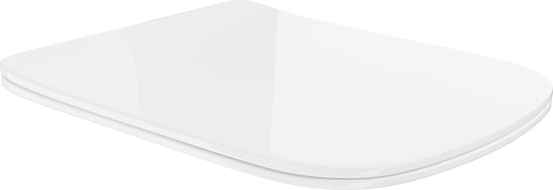 Mexen sedátko pomalu sklápěcí slim, duroplast, bílý lesk - 39120100