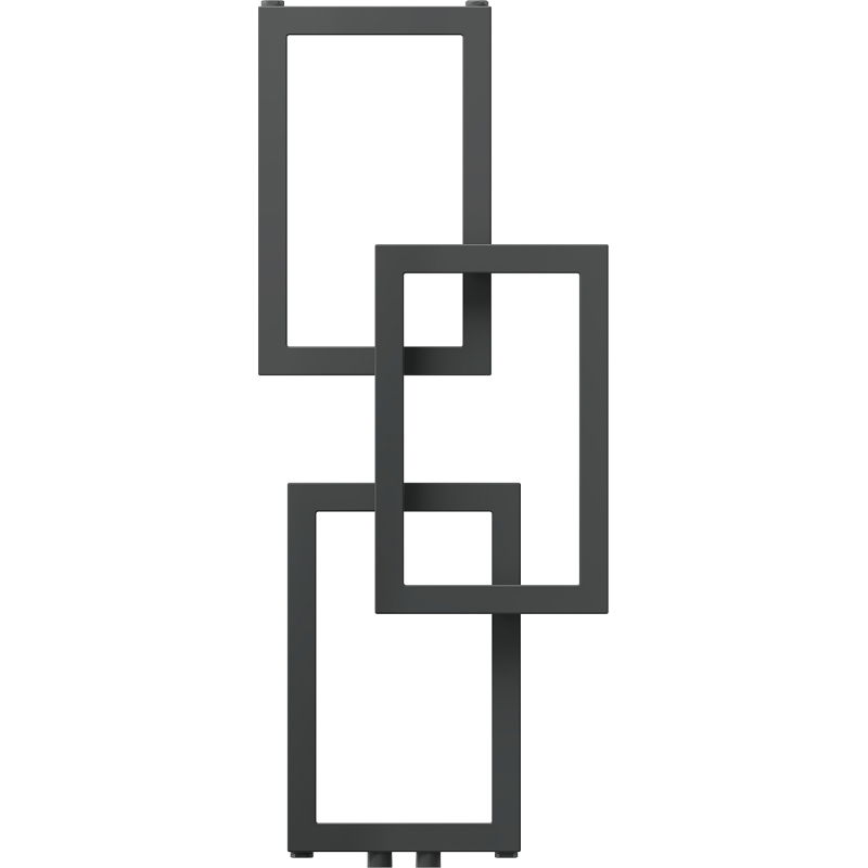 Mexen Grid dekorativní koupelnový radiátor 870 x 360 mm, 209 W, antracit - W215-0870-360-00-66
