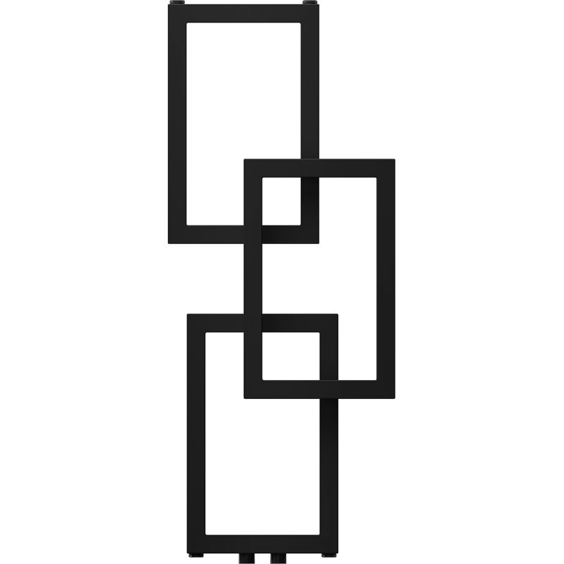 Mexen Grid dekorativní koupelnový radiátor 870 x 360 mm, 209 W, černý - W215-0870-360-00-70