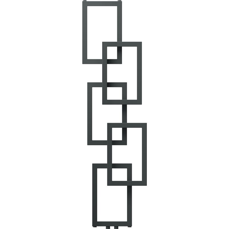 Mexen Grid dekorativní koupelnový radiátor 1360 x 390 mm, 349 W, antracit - W215-1360-390-00-66