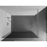 Mexen Kioto sprchová stěna Walk-in 90 x 200 cm, grafit 8 mm, chrom - 800-090-101-01-40