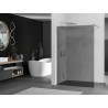 Mexen Kioto sprchová zástěna Walk-in 110 x 200 cm, grafit 8 mm, chrom - 800-110-101-01-40