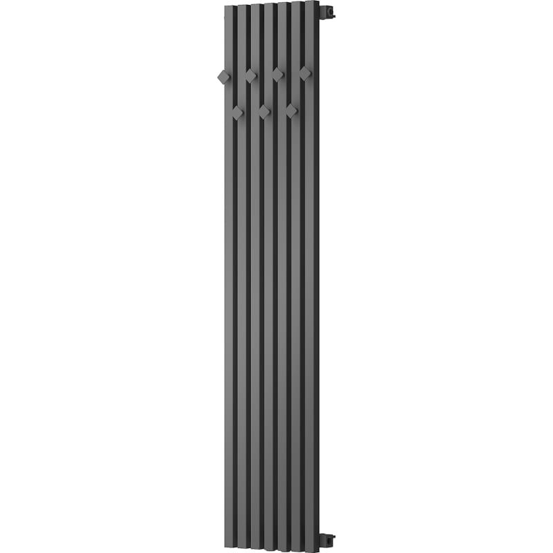 Mexen Flux dekorativní koupelnový radiátor 1500 x 340 mm, 630 W, antracit - W127-1500-360-00-66