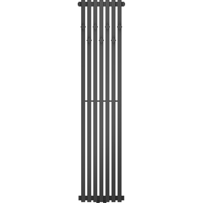 Mexen Flux designový koupelnový radiátor 1500 x 340 mm, 630 W, antracit - W127-1500-360-00-66