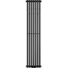 Mexen Flux dekorativní koupelnový radiátor 1500 x 340 mm, 630 W, černý - W127-1500-340-00-70