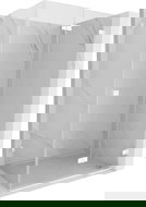 Mexen Lunar-F skládací sprchový kout pravý 95 x 70 cm, transparentní, bílá - 836-095-070-20-00-P