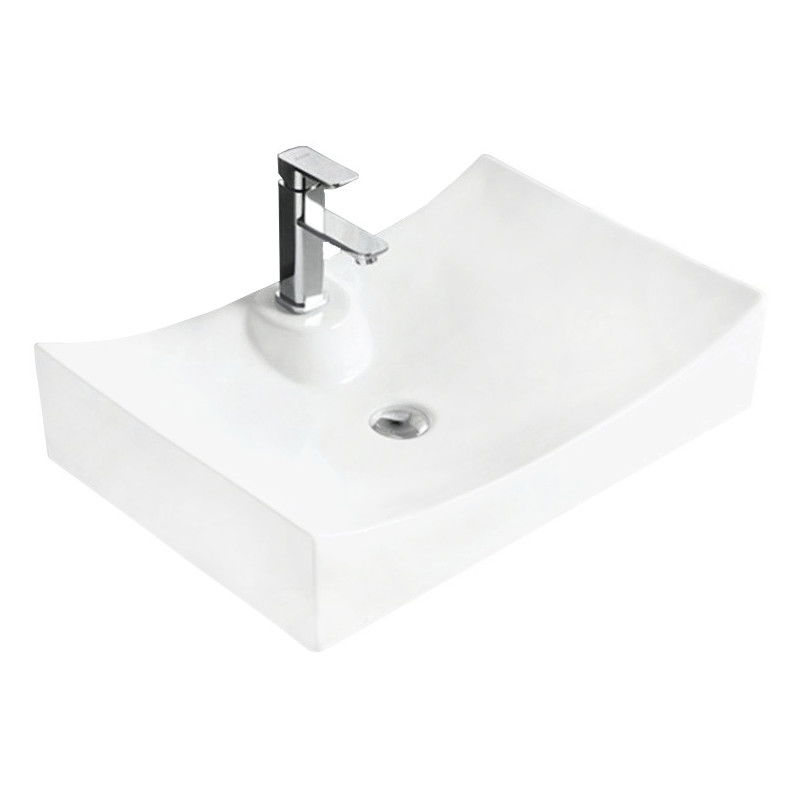 Mexen Gaja umyvadlo na desku 66 x 45 cm, bílá - 21726600