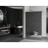 Mexen Kioto sprchová stěna Walk-in 100 x 200 cm, zrcadlová 8 mm, zlatá - 800-100-101-50-50
