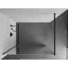 Mexen Kioto sprchová stěna Walk-in 120 x 200 cm, zrcadlo 8 mm, černá - 800-120-101-70-50