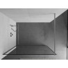 Mexen Kioto sprchová zástěna Walk-in 100 x 200 cm, černý rám 8 mm, chrom - 800-100-101-01-70
