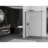 Mexen Kioto sprchová zástěna Walk-in 50 x 200 cm, černý rámeček 8 mm, černá - 800-050-101-70-70