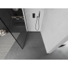 Mexen Kioto sprchová stěna Walk-in 80 x 200 cm, černý rám 8 mm, černá - 800-080-101-70-70