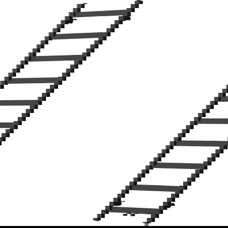 Mexen Bolt koupelnový radiátor 1200 x 400 mm, 279 W, černý - W126-1200-400-00-70