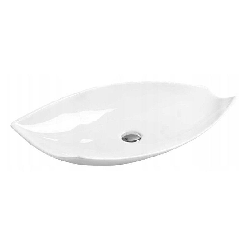 Mexen Delia umyvadlo na desku 74 x 38 cm, bílá - 21857400