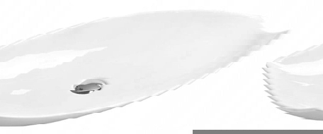 Mexen Delia umyvadlo na desku 74 x 38 cm, bílá - 21857400