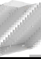 Mexen Lunar-F skládací sprchová kabina pravá 100 x 70 cm, transparentní, kartáčovaný nikl - 836-100-070-97-00-P