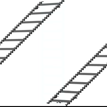 Mexen Bolt koupelnový radiátor 1500 x 400 mm, 342 W, antracit - W126-1500-400-00-66