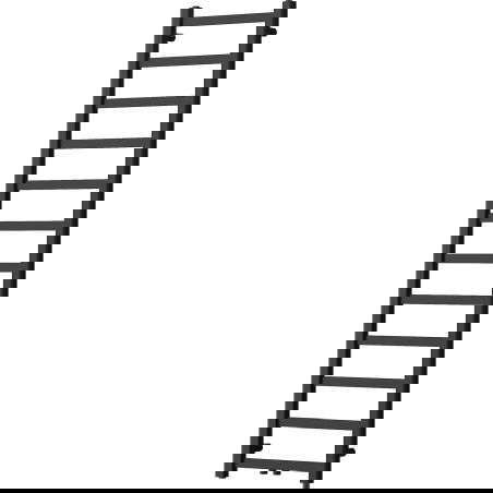 Mexen Bolt koupelnový radiátor 1500 x 400 mm, 342 W, černý - W126-1500-400-00-70