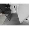 Mexen Kioto sprchová stěna Walk-in 120 x 200 cm, černý vzor 8 mm, černá - 800-120-101-70-78