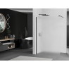 Mexen Kioto sprchová stěna Walk-in 130 x 200 cm, mrazivá 8 mm, černá - 800-130-101-70-30