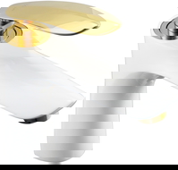 Mexen Lily baterie umyvadlová, bílá/zlatá - 73600-25