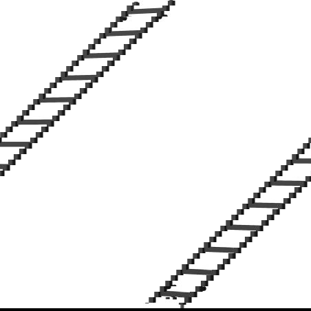 Mexen Bolt koupelnový radiátor 1800 x 300 mm, 351 W, černý - W126-1800-300-00-70