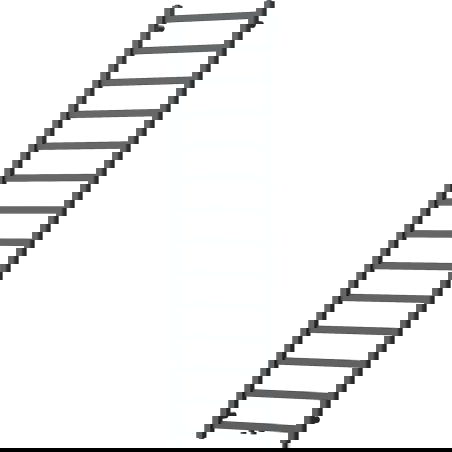 Mexen Bolt koupelnový radiátor 1800 x 500 mm, 460 W, antracit - W126-1800-500-00-66