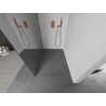 Mexen Kioto sprchová zástěna Walk-in 130 x 200 cm, zrcadlo 8 mm, růžové zlato - 800-130-101-60-50