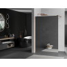 Mexen Kioto sprchová zástěna Walk-in 140 x 200 cm, zrcadlo 8 mm, růžové zlato - 800-140-101-60-50