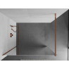 Mexen Kioto sprchová zástěna Walk-in 140 x 200 cm, zrcadlo 8 mm, růžové zlato - 800-140-101-60-50