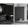 Mexen Kioto sprchová stěna Walk-in 140 x 200 cm, zrcadlo 8 mm, černá - 800-140-101-70-50