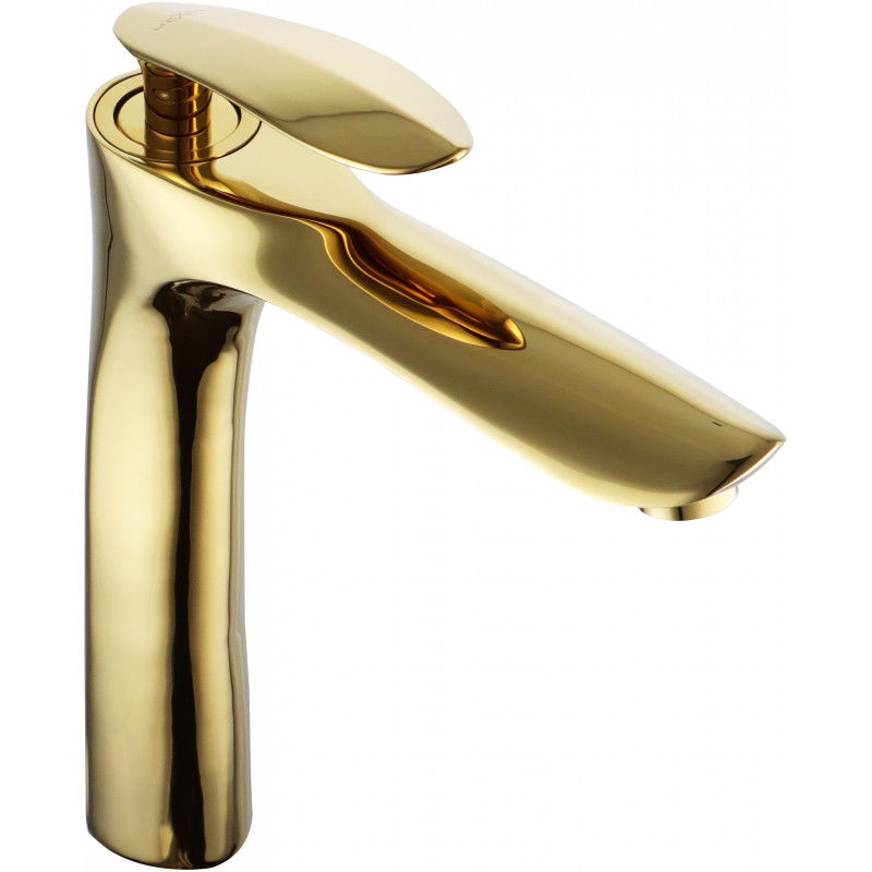 Mexen Lily vysoká umyvadlová baterie, zlatá - 73610-50