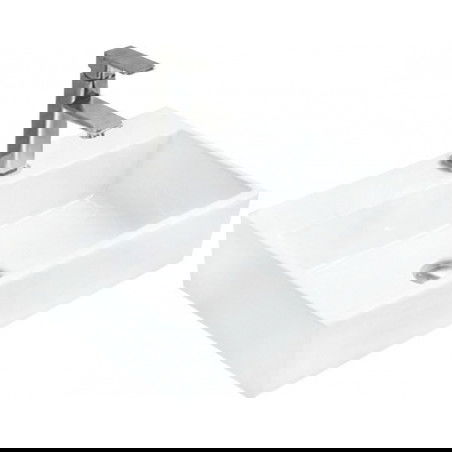 Mexen Paula nástavný umyvadlo 53 x 36 cm, bílá - 21935300