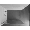 Mexen Kioto sprchová zástěna Walk-in 120 x 200 cm, bílá vlna 8 mm, chrom - 800-120-101-01-97
