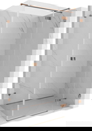 Mexen Lunar T kabina sprchová otevírací pravá 110 x 90 cm, transparentní, růžové zlato - 834T-110-090-60-00-P