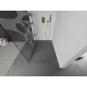 Mexen Kioto sprchová zástěna Walk-in 70 x 200 cm, transparentní/bílá vlna 8 mm, zlatá - 800-070-101-50-97