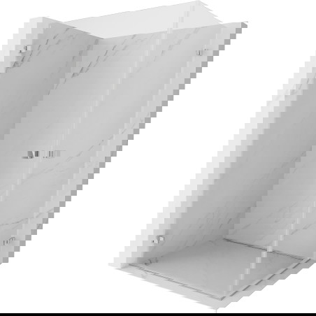 Mexen Lunar-B Duo sprchová kabina s výklopnými dveřmi 100 x 85 cm, transparentní, chrom - 832-100L-085P-01-00