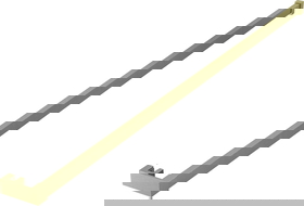 Mexen reling na ručníky do sprchové stěny, zlatý kartáčovaný - 800-06-55