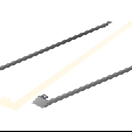 Mexen reling na ručníky do sprchové stěny, kartáčovaná měď - 800-06-65