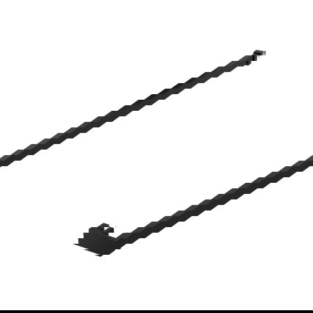 Mexen lišta na ručníky ke sprchové stěně, černá - 800-06-70