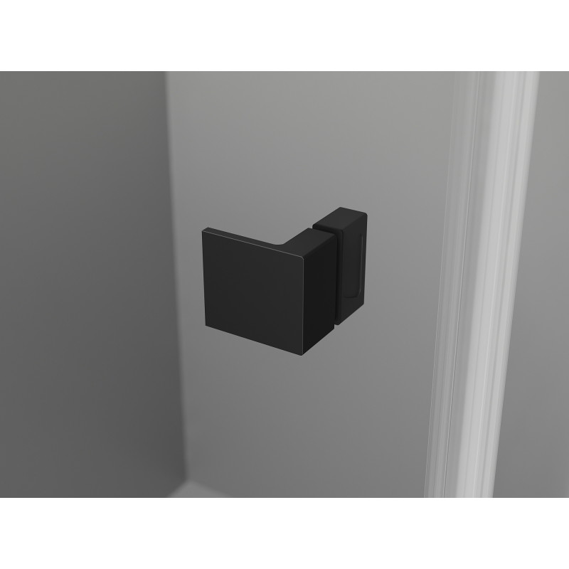 Mexen Lunar T sprchový kout s pravými otočnými dveřmi 120 x 100 cm, transparentní, černý - 834T-120-100-70-00-P