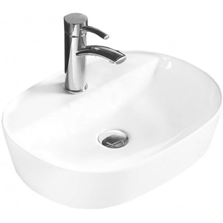 Mexen Iris umyvadlo na desku 50 x 38 cm, bílá - 21995000